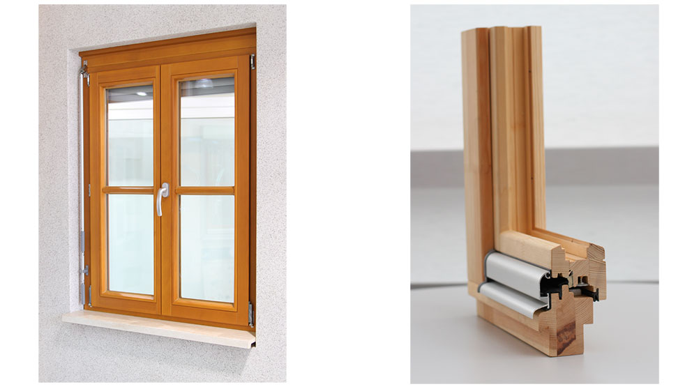 Holz-Fenster von der Fa. Fensterbau Strom